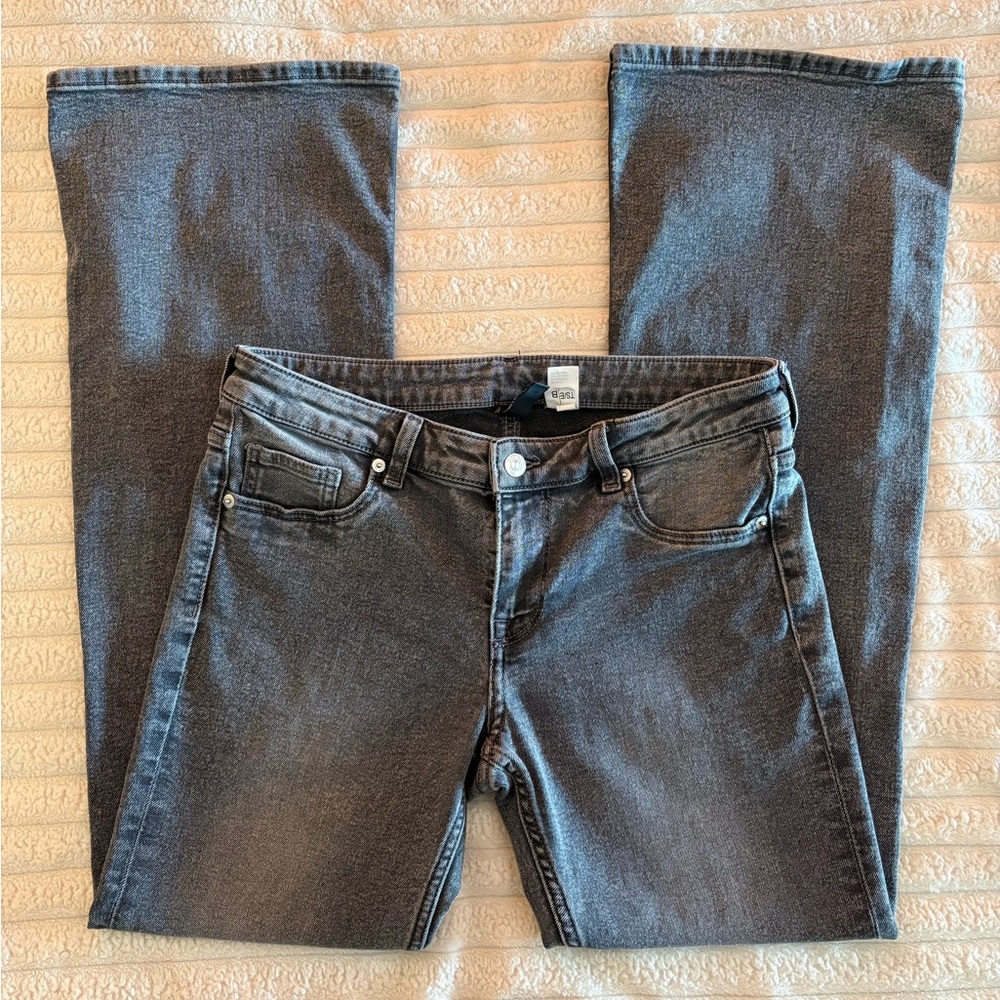 H&M Gray Flare & Wide Leg Jeans